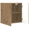 vidaXL TV-Wandregal-Set Wandmontiert 6 pcs Artisan-Eiche