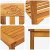 vidaXL M&ouml;belset mit Kissen 3 pcs Natur Massivholz Akazie