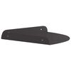 vidaXL Eckregal zum Schweben mit Regal 2 pcs Schwarz 24 x 24 x 2 cm
