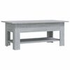 vidaXL Couchtisch Grau Sonoma 102x55x42 cm Holzwerkstoff