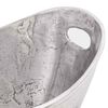 vidaXL Eisk&uuml;bel Silber 36 x 25 x 26 cm Aluminium