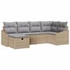 vidaXL Sofa Set 6 stk. Poly-Rattan