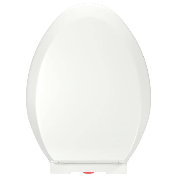 vidaXL Toilettensitz mit Absenkautomatik und Quick-Release-Design Wei&szlig;