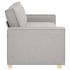 vidaXL 3-Sitzer-Sofa Wolkengrau 220x78x84 cm Stoff