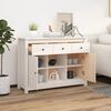 vidaXL Sideboard Wei&szlig; 100x35x74,5 cm Massivholz Kiefer