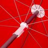 Bo-Camp Sonnenschirm 165 cm Rot