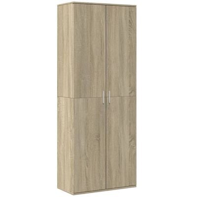 vidaXL Highboard Sonoma-Eiche 70x35x180 cm Holzwerkstoff