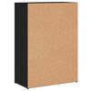 vidaXL Sideboards 2 Stk. Schwarz 60x30x84 cm Holzwerkstoff