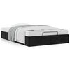 vidaXL Ottoman-Bett ohne Matratze Schwarz 120x200 cm Stoff