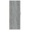 vidaXL H&auml;ngeschrank Grau Sonoma 35x34x90 cm Holzwerkstoff