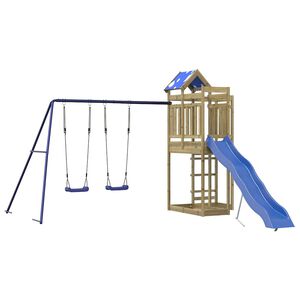 vidaXL Spielturm Impr&auml;gniertes Kiefernholz