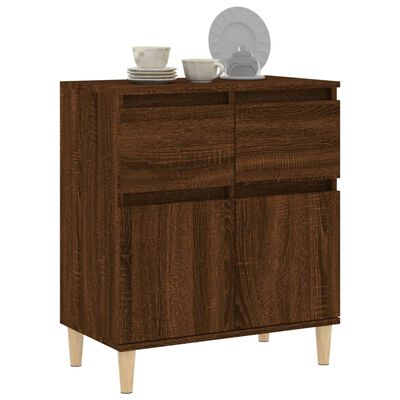 vidaXL Sideboard Braun Eichen-Optik 60x35x70 cm Holzwerkstoff