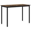 vidaXL Esstische 110 x 55 x 75 cm Holzwerkstoff R&auml;uchereiche
