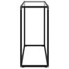 vidaXL Konsolentisch Transparent 80x35x75 cm Hartglas