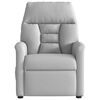 vidaXL Massagesessel Wolkengrau Stoff