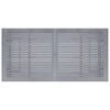 vidaXL 7-tlg. Garten-Bar-Set Grau Massivholz Akazie