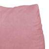 vidaXL R&uuml;ckenkissen Rosa 45 x 20 x 35 cm Cordstoff