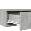 vidaXL Bettschubladen Beton Grau 140 x 36,5 x 16,5 cm Holzwerkstoff