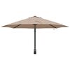 vidaXL Garten-Sonnenschirm Taupe 248 x 248 x 148 cm