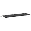 vidaXL Gartenbank-Auflagen 2 Stk. Melange Anthrazit 180x50x7 cm Stoff