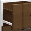 vidaXL K&uuml;chen-Unterschrank Lucca Braun Eichen-Optik Holzwerkstoff