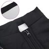 vidaXL Hundemantel mit Geschirr Schwarz S Fleece und Polyester
