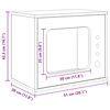 vidaXL Katzenhaus Beton 51 x 30 x 42,5 cm Holzwerkstoff