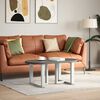 vidaXL Couchtischbeine T-Form 2 Stk. Wei&szlig; 50x25x(42-43) cm Stahl