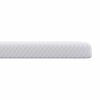 vidaXL Matratzenauflage Wei&szlig; 90 x 200 cm Jacquard Stoff