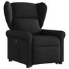 vidaXL Relaxsessel mit Aufstehhilfe Schwarz Stoff
