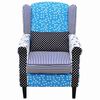 vidaXL Sessel mit Patchwork-Design Stoff