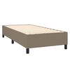 vidaXL Boxspringbettgestell Taupe 80x200 cm Stoff