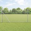 vidaXL Geschwei&szlig;ter Drahtzaun Silber 1,2 x 10 m