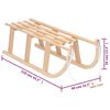 vidaXL Schlitten 110x40x34 cm Sperrholz