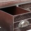 vidaXL Beistelltisch Braun 40x40x40 cm Paulownia Holz