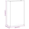 vidaXL Sonnenschirmhalter Olivgr&uuml;n 28 x 12 x 41 cm Stahl