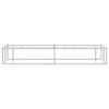 vidaXL Bettgestell ohne Matratze Wei&szlig; 120x200 cm Metall
