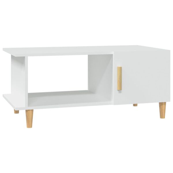 vidaXL Couchtisch Weiß 90x50x40 cm Holzwerkstoff