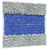 vidaXL Gartensteine Blau 12 cm Glas