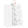 vidaXL Sideboards 2 Stk. Wei&szlig; 60x31x84 cm Holzwerkstoff
