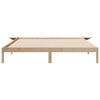 vidaXL Bettgestell mit Nachttischen Natur 200 x 210 cm
