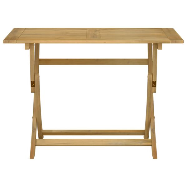 vidaXL Gartentisch Klappbar 110x55x75 cm Massivholz Akazie