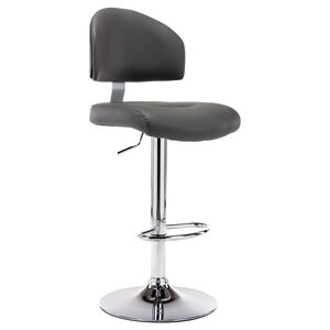 vidaXL Barhocker Grau Kunstleder