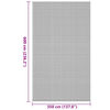 vidaXL Zeltteppich Blau 600 x 350 cm Polyester