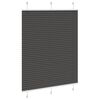 vidaXL Plissee Schwarz 105x150 cm Stoffbreite 104,4 cm Polyester