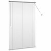 vidaXL Fensterjalousie mit Vorh&auml;ngen Dunkelgrau Aluminium