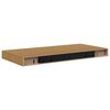 vidaXL Wandregal Wandmontiert Beige 50 x 23 x 4 cm Holzwerkstoff