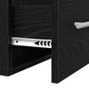 vidaXL Waschbeckenschrank Schwarz Eichen-Optik 41 x 38,5 x 48 cm