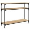 vidaXL Konsolentisch Sonoma-Eiche 100x29x75 cm Holzwerkstoff