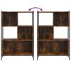 vidaXL B&uuml;cherregal R&auml;uchereiche 72x28x109 cm Holzwerkstoff